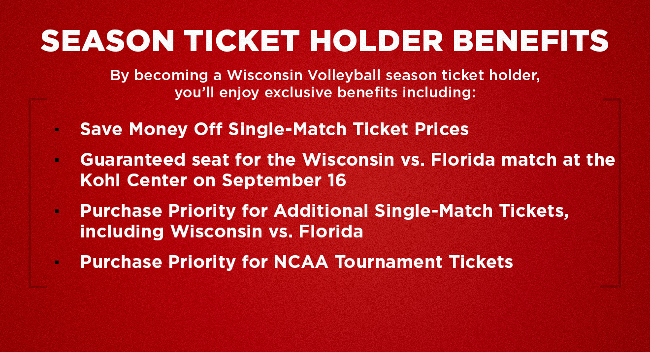 Season Ticket Holder Benefits