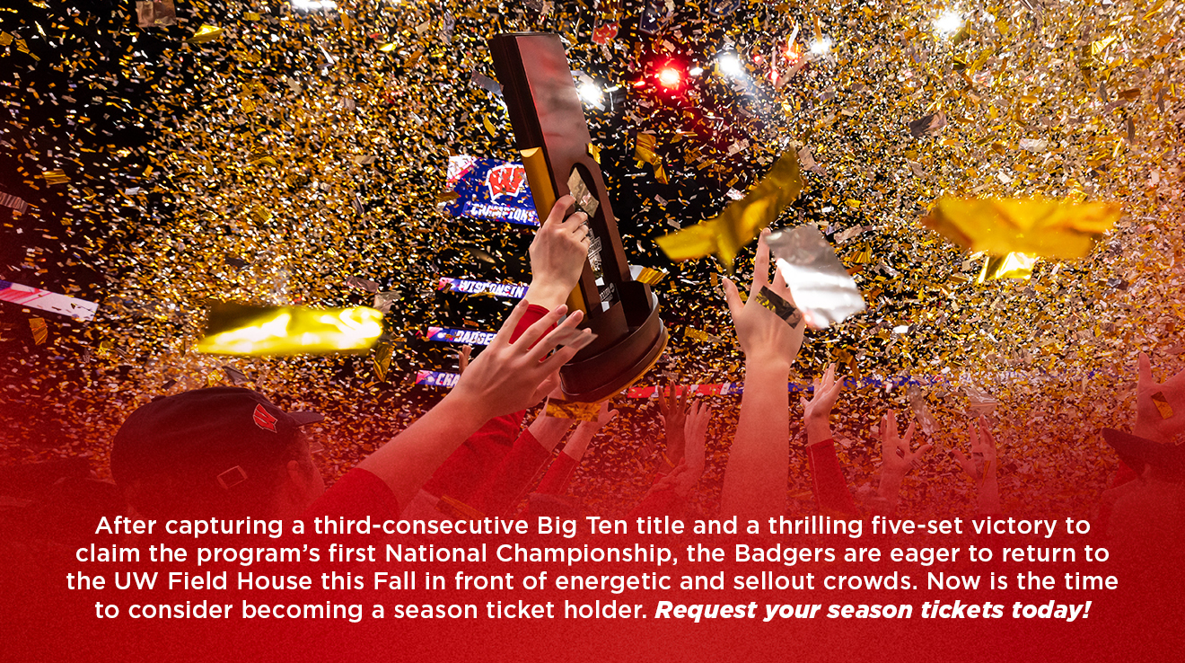 Wisconsin Volleyball Header Graphic