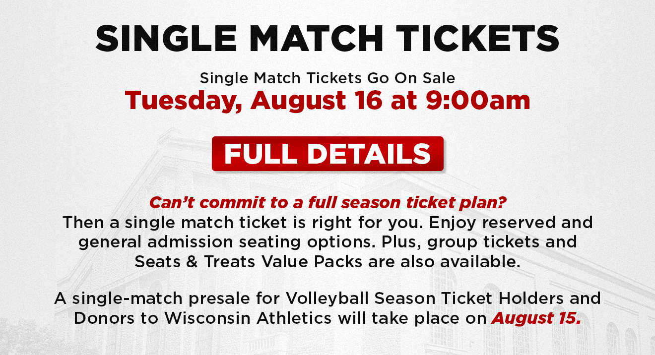 Single Match Tickets